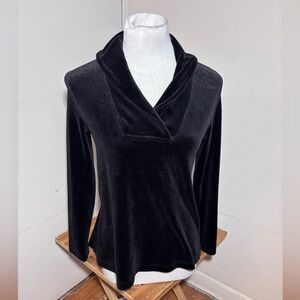 Talbots Velour Long Sleeve Shirt